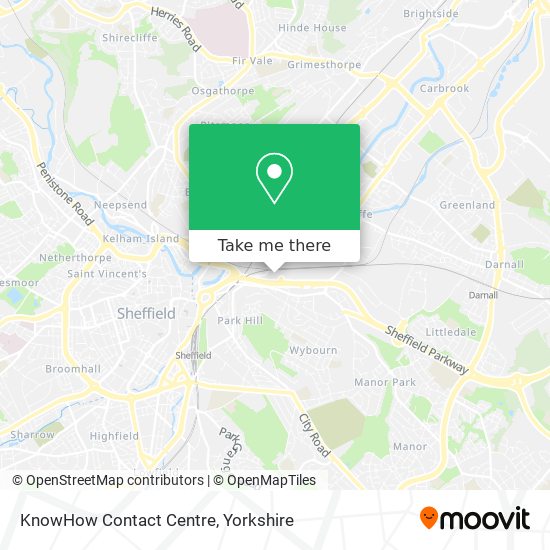 KnowHow Contact Centre map