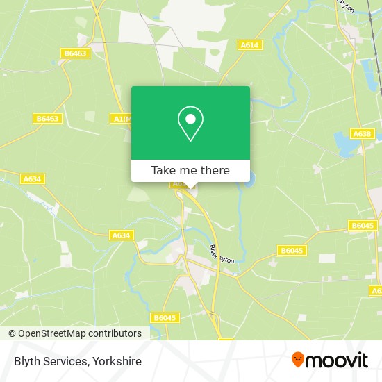 Blyth Services map