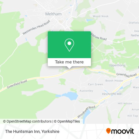 The Huntsman Inn map