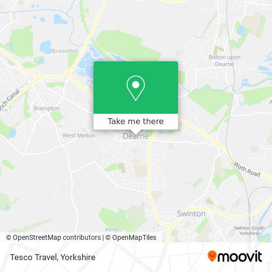 Tesco Travel map