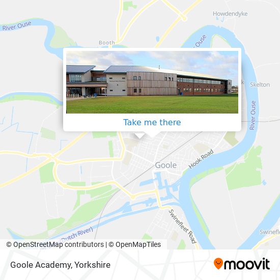 Goole Academy map