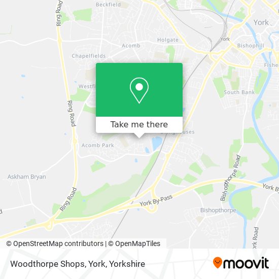 Woodthorpe Shops, York map