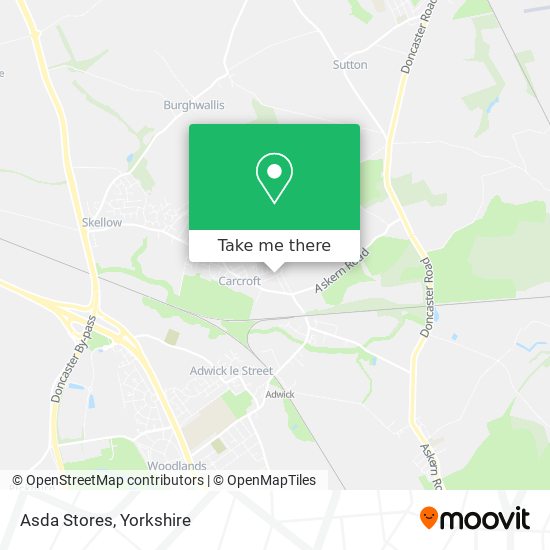 Asda Stores map