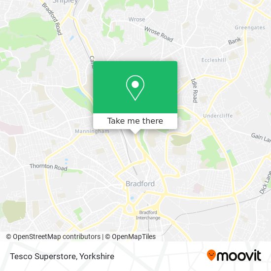 Tesco Superstore map