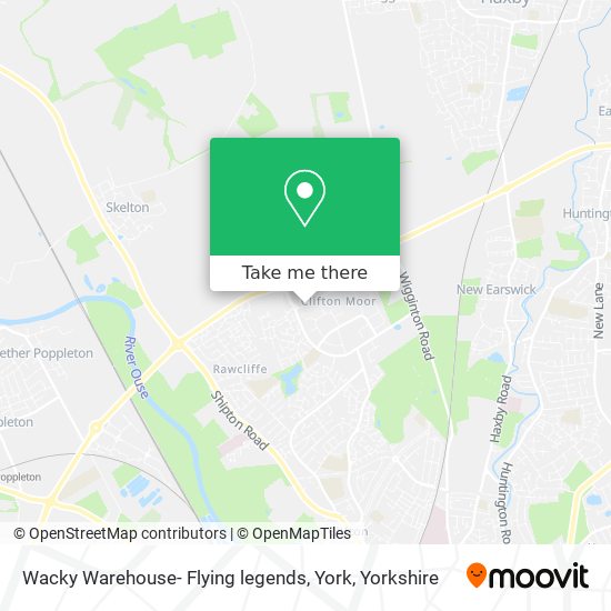 Wacky Warehouse- Flying legends, York map