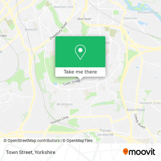 Town Street map