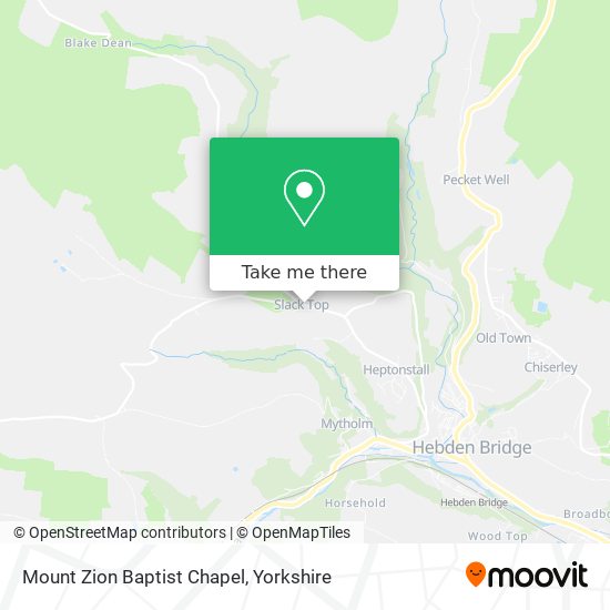 Mount Zion Baptist Chapel map