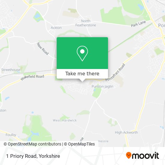 1 Priory Road map