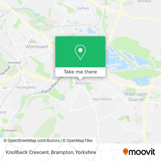 Knollbeck Crescent, Brampton map