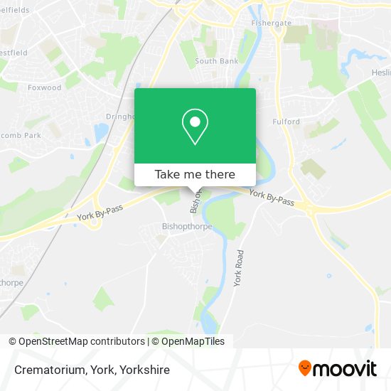 Crematorium, York map