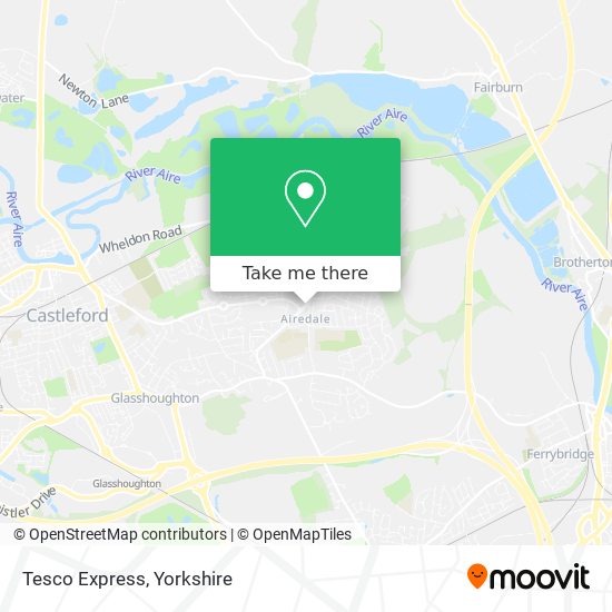 Tesco Express map