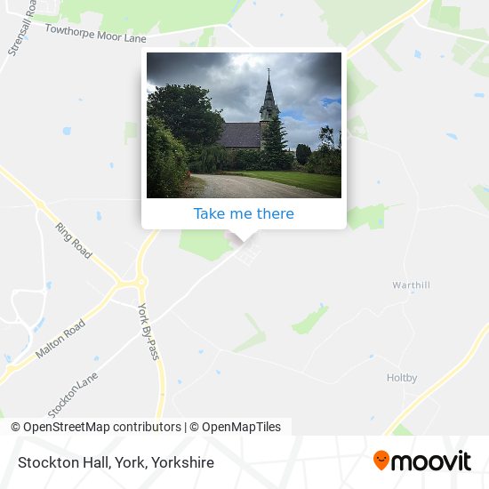 Stockton Hall, York map