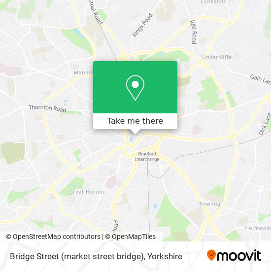 Bridge Street (market street bridge) map
