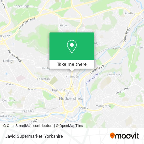 Javid Supermarket map