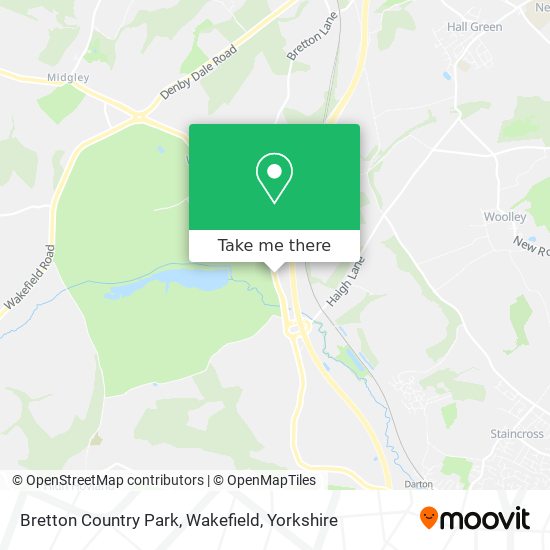 Bretton Country Park, Wakefield map