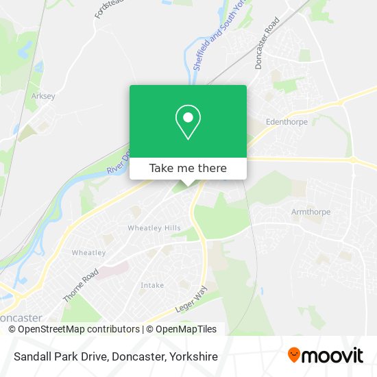 Sandall Park Drive, Doncaster map