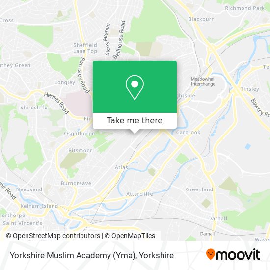 Yorkshire Muslim Academy (Yma) map