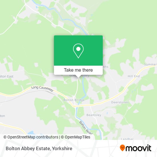 Bolton Abbey Estate map