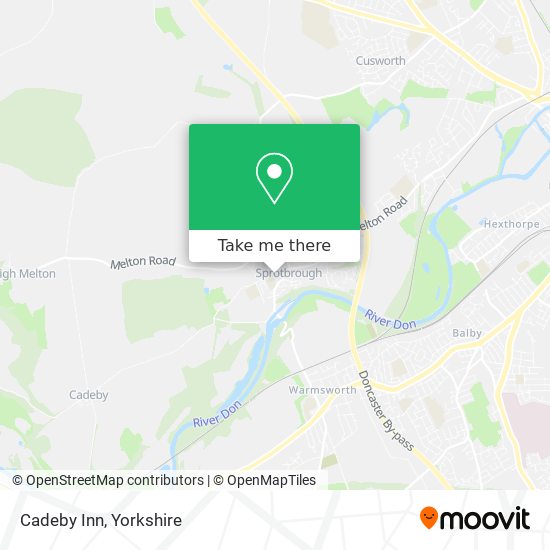 Cadeby Inn map