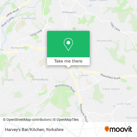 Harvey's Bar/Kitchen map