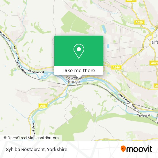 Syhiba Restaurant map