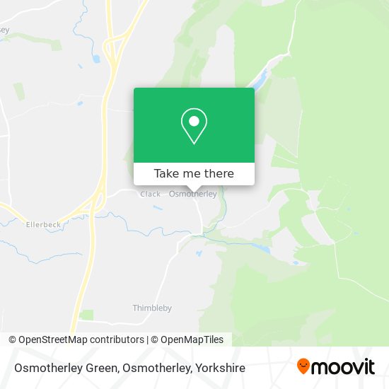 Osmotherley Green, Osmotherley map