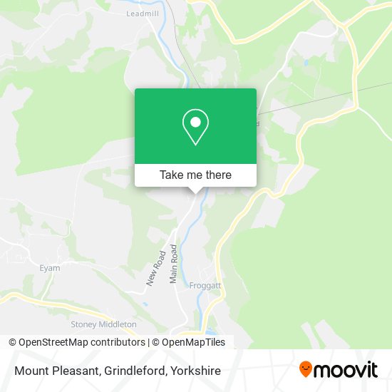 Mount Pleasant, Grindleford map