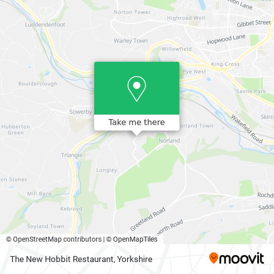 The New Hobbit Restaurant map