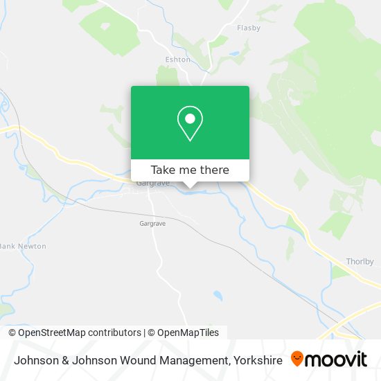 Johnson & Johnson Wound Management map