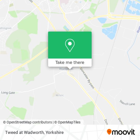 Tweed at Wadworth map