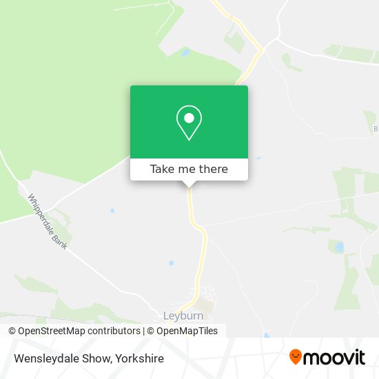 Wensleydale Show map