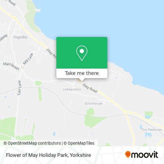 Flower of May Holiday Park map