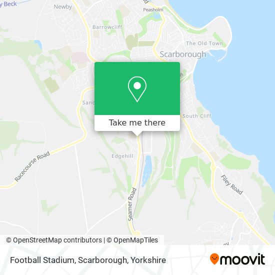 Football Stadium, Scarborough map