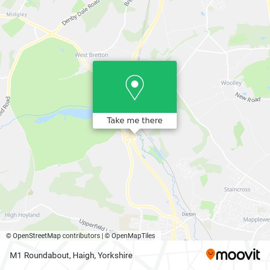 M1 Roundabout, Haigh map