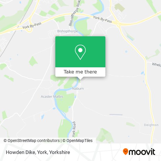 Howden Dike, York map