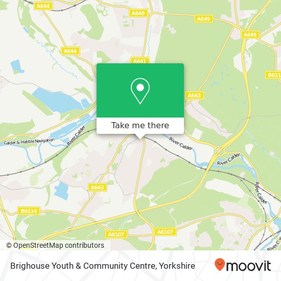 Brighouse Youth & Community Centre map