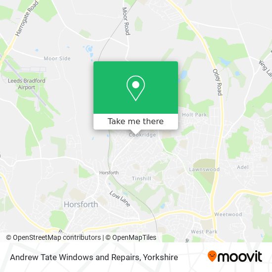 Andrew Tate Windows and Repairs map