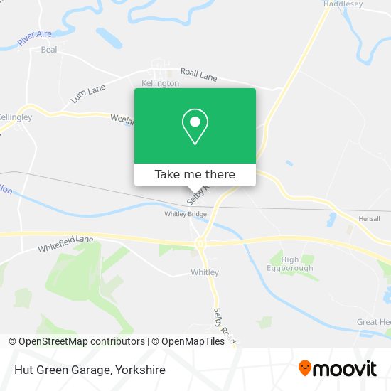 Hut Green Garage map