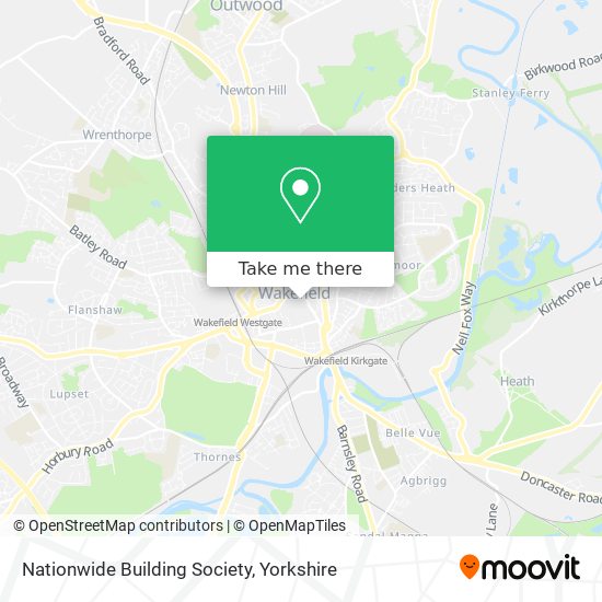 Nationwide Building Society map