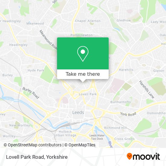 Lovell Park Road map