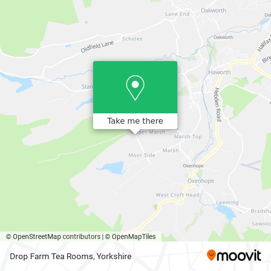 Drop Farm Tea Rooms map