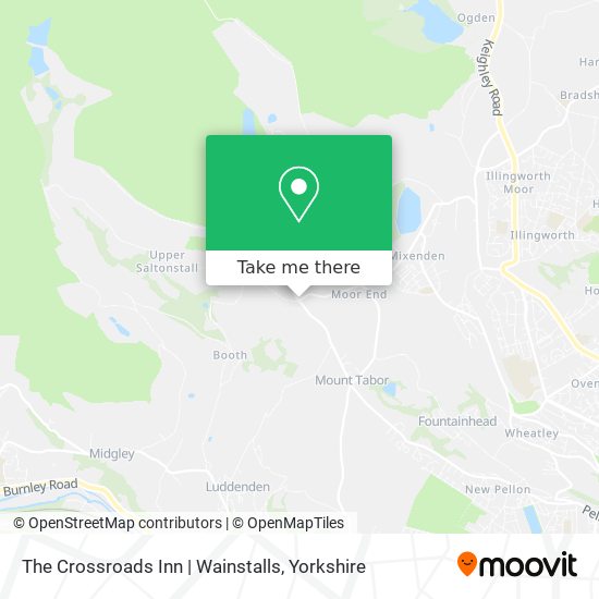 The Crossroads Inn | Wainstalls map