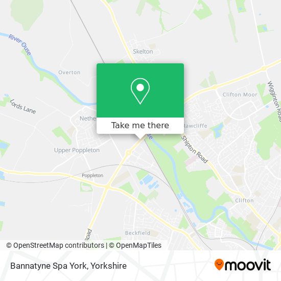 Bannatyne Spa York map