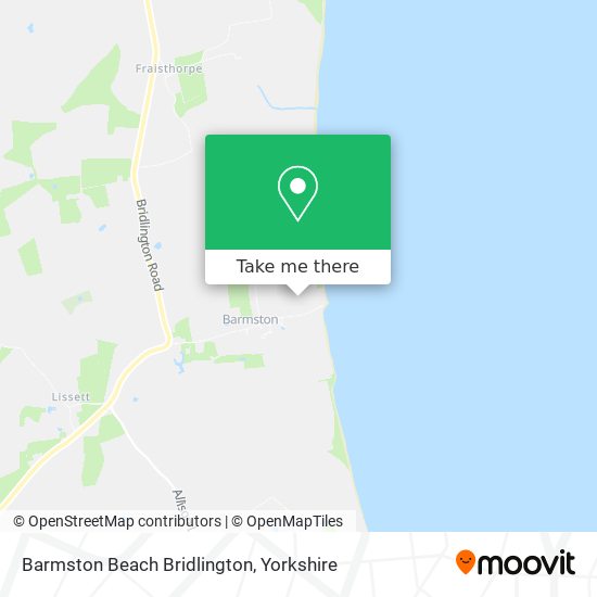 Barmston Beach Bridlington map