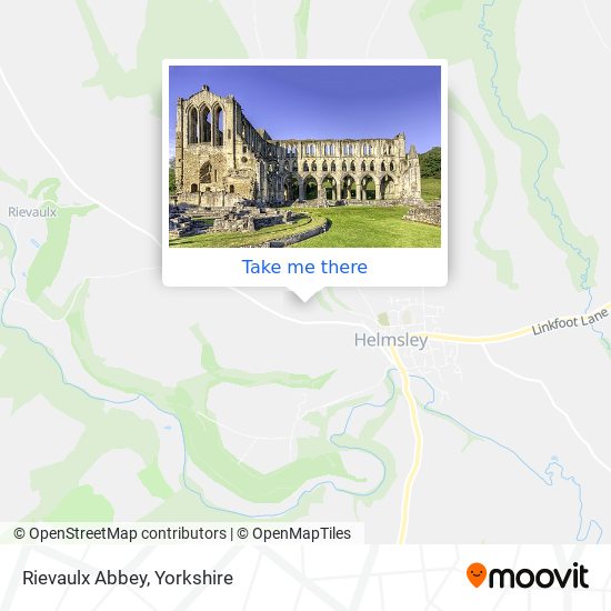 Rievaulx Abbey map