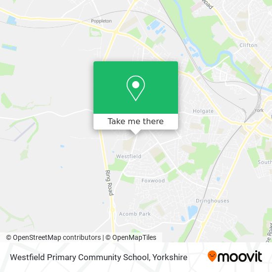 Westfield Primary Community School map