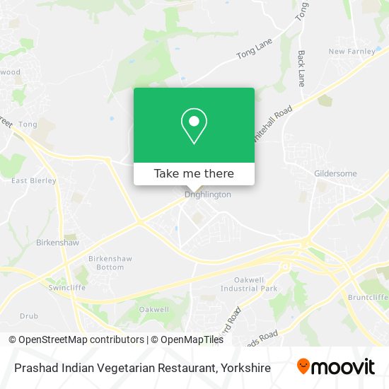 Prashad Indian Vegetarian Restaurant map