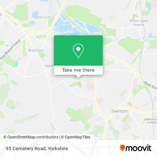 95 Cemetery Road map