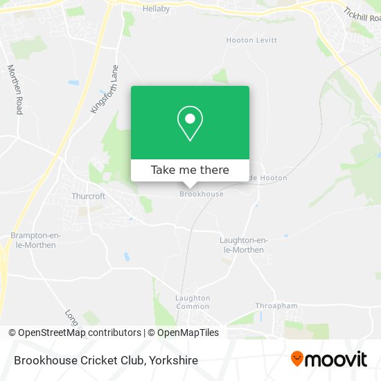 Brookhouse Cricket Club map