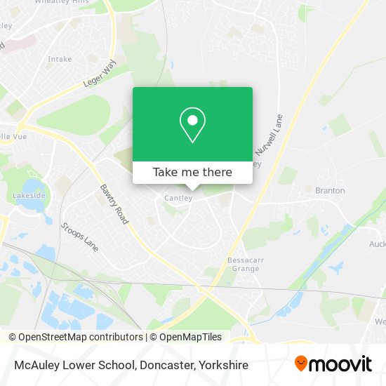 McAuley Lower School, Doncaster map